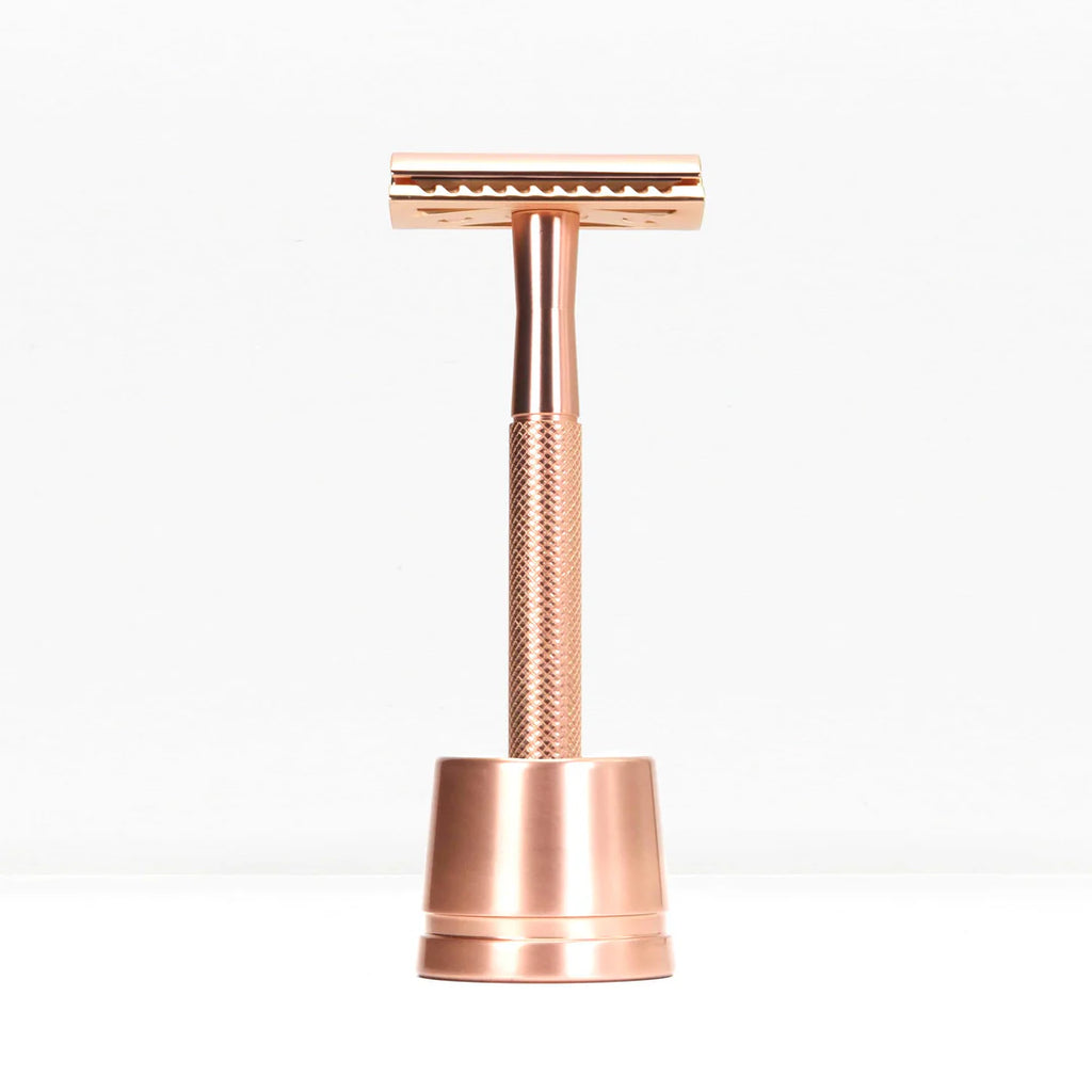 von - bambaw metal safety razor with stand